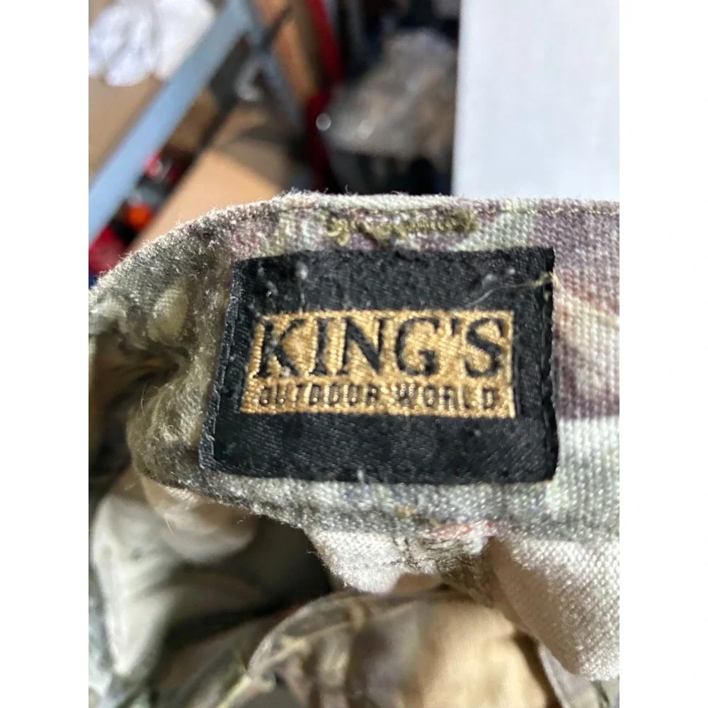 Kings Outdoor World Mountain Shadow Camo Cargo Hunting Pants Mens 38R Tactical